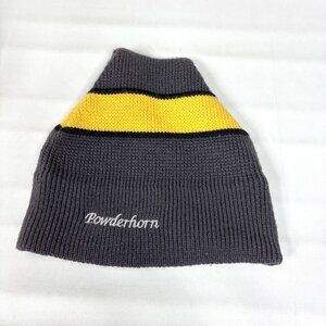 VTG Powderhorn 100% Wool Toque Beanie Cap Hat Outdoor Winter Made in USA